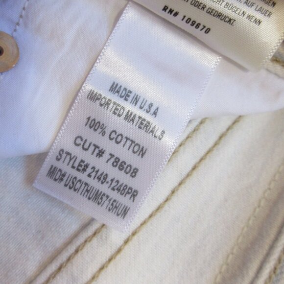 NWT Citizens Of Humanity Miro Relaxed in Marine Stripe Rigid Barrel Leg Jeans 26 - Picture 6 of 10